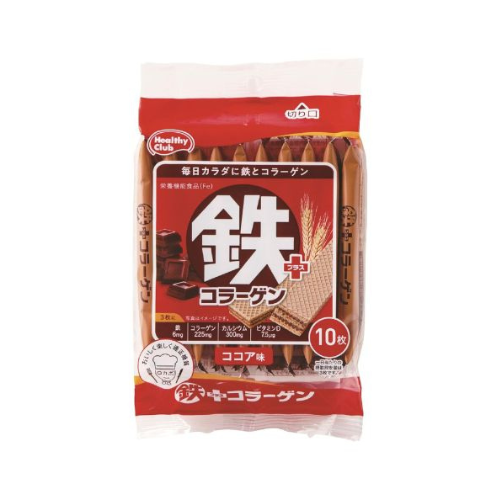 ハマダコンフェクト 鉄プラスコラーゲンウエハース